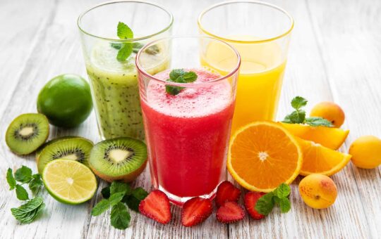 Soki z wyciskarki wolnoobrotowej